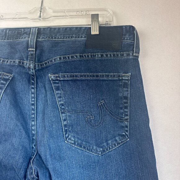 Adriano Goldschmied Jeans Mens 34 x 31 The Matchbox Slim Straight Blue med wash - Picture 5 of 6